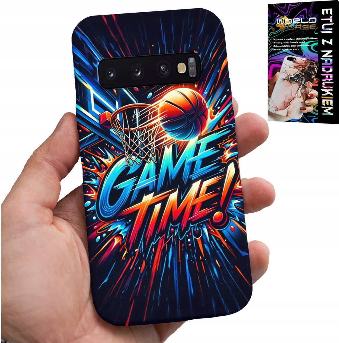 HOESJE VOOR SAMSUNG GALAXY S10 - BASKETBAL NBA FAN 23 GAME TIME, COVER
