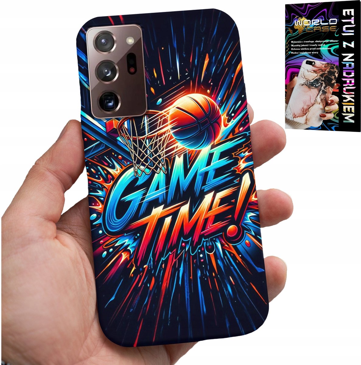 HOESJE VOOR SAMSUNG NOTE 20 ULTRA - BASKETBAL NBA FAN 23 GAME TIME, COVER