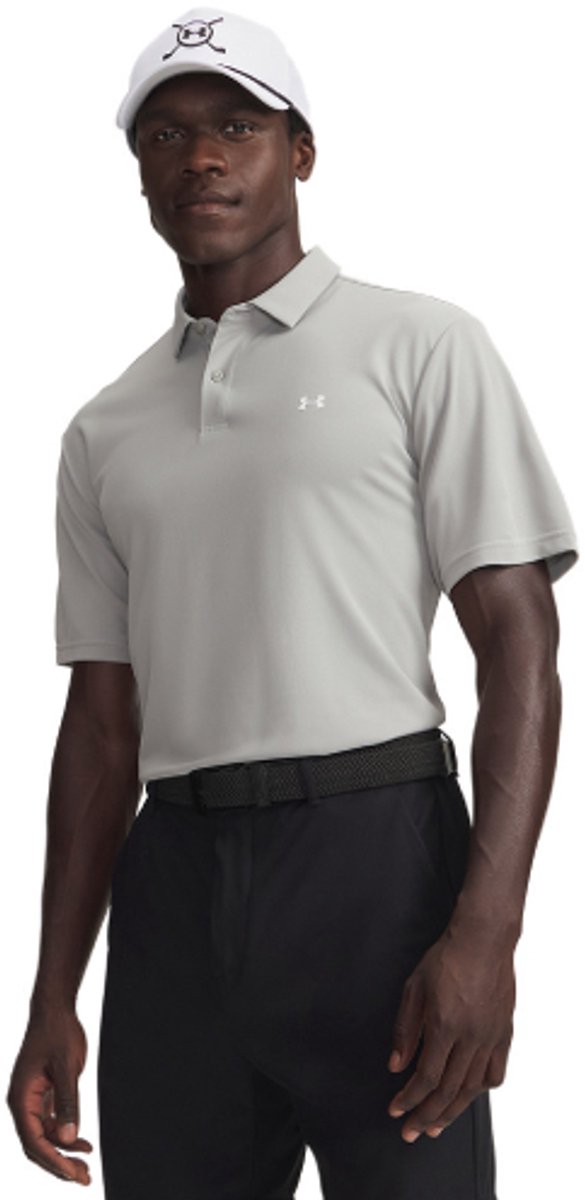 Under Armour T2G Pique Polo Titanium van Under Armour — afbeelding 3