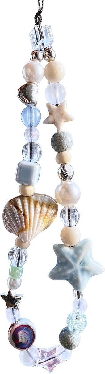 Decoratieve Parel Band - Camera Telefoon Ketting - Accessoire Verfraaien - Handgemaakt Kristal Ontwerp