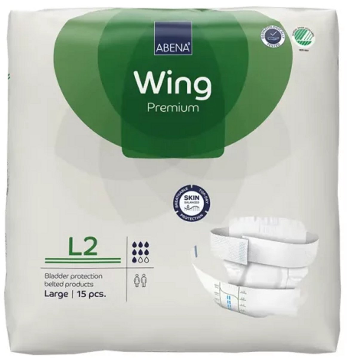 Abena Abri-Wing 2 Large - 1 pak van 14 stuks