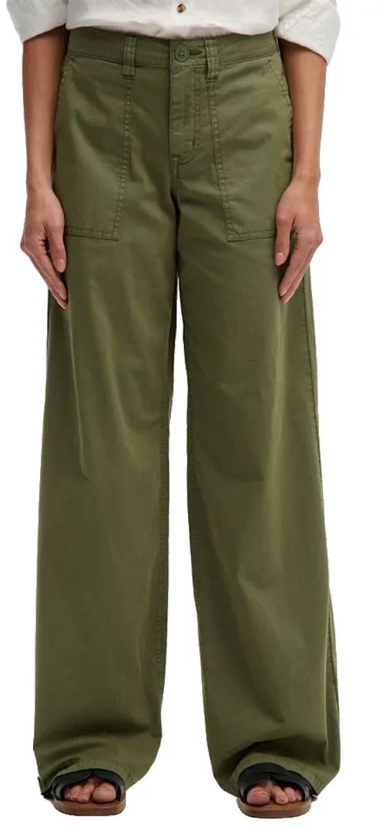 Superdry Baggy Cargobroek 27 30 Vrouw Khaki