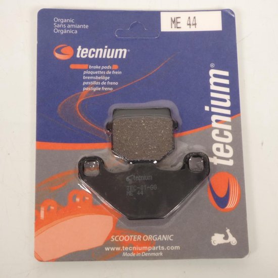 Plaquettes de frein organiques Tecnium pour scooters, ME 44.