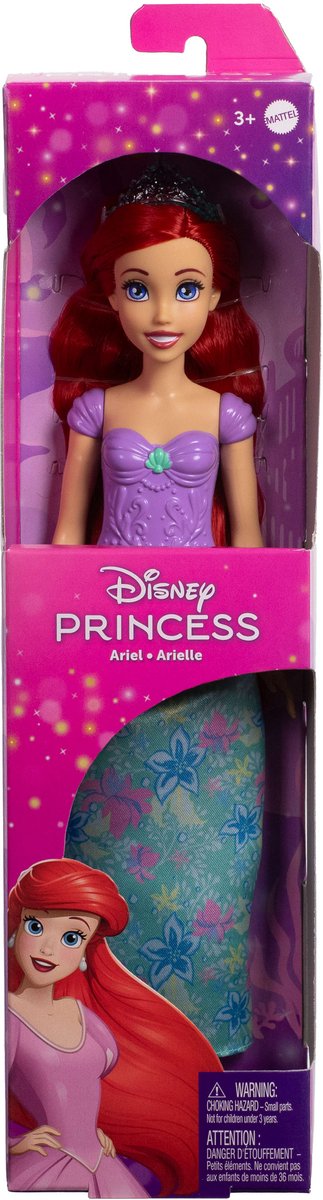 Disney Princess Ariel Standard Fashion Doll, Modepop, Vrouw, 3 jaar, Jongen/meisje, 279,4 mm, 150 g