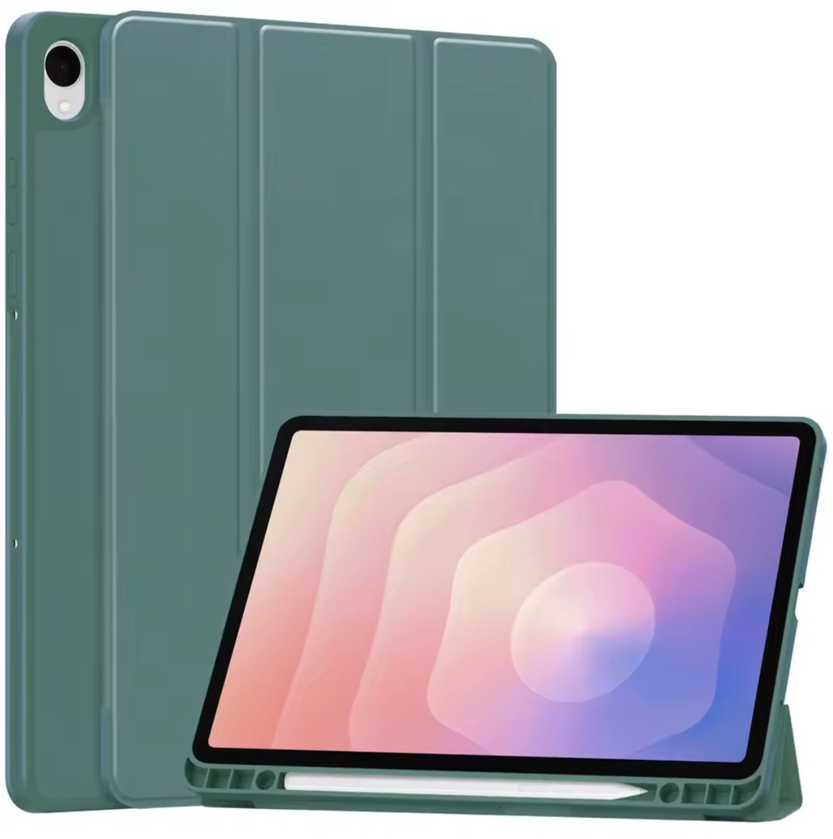 EtuiTab - Smart Pencil Hoes - Samsung Galaxy Tab S11 - 11 Inch - Groene Kleur