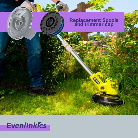 Reserve Spoelen Set - Draad Spoelen - Gras Trimmer - Directe Vervanging - 17.6 x 15.5 x 3.8 cm — afbeelding 4