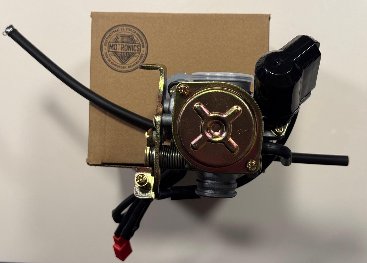 Carburateur voor 50cc 4-takt scooter - Sym - Kymco - Piaggio - Vespa - Peugeot - metalen bovencap – foto 3