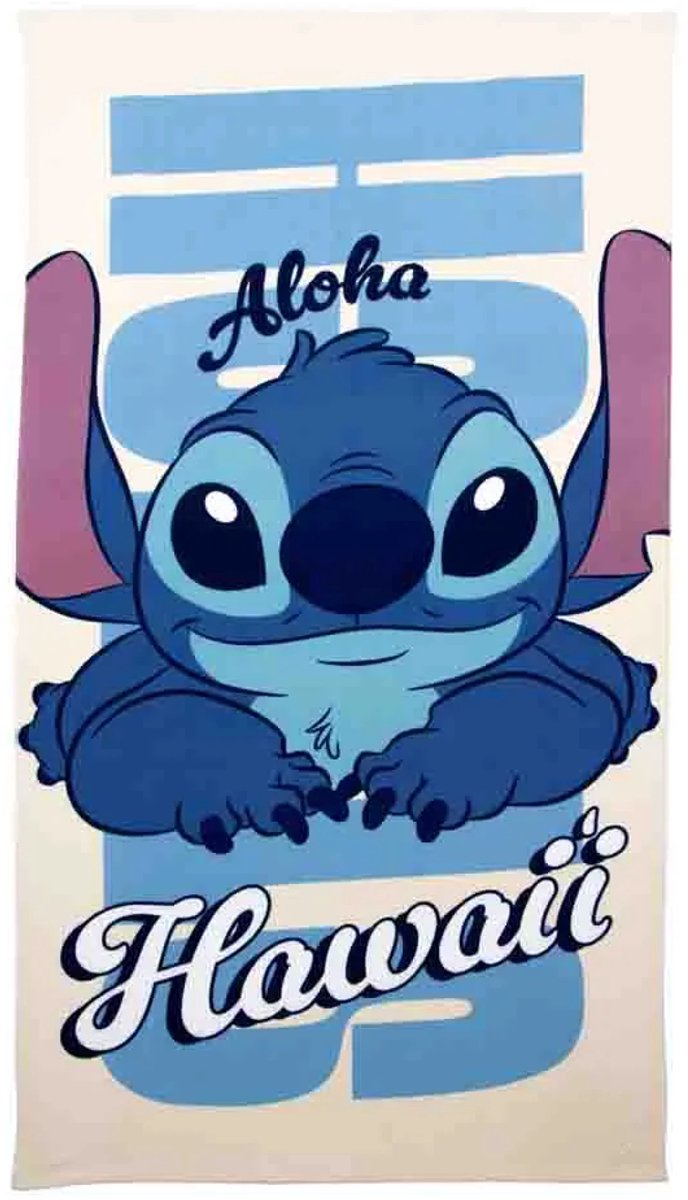 Arditex Lilo & Stitch 290x170 Cm Handdoek Blauw Kinderen