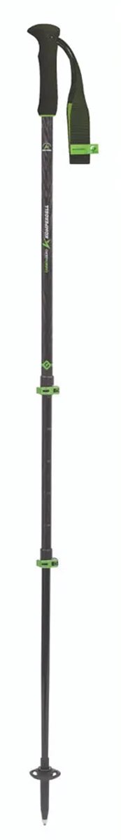 Komperdell Carbon Evo Zero Stokken Groen 105-140 cm
