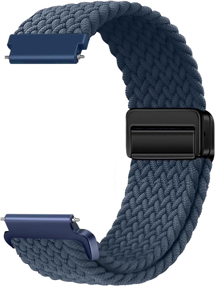 Horlogeband Elastisch - Nylon Gevlochten Band - Dagelijks Gebruik - Snel te Openen - 18mm 20mm 22mm