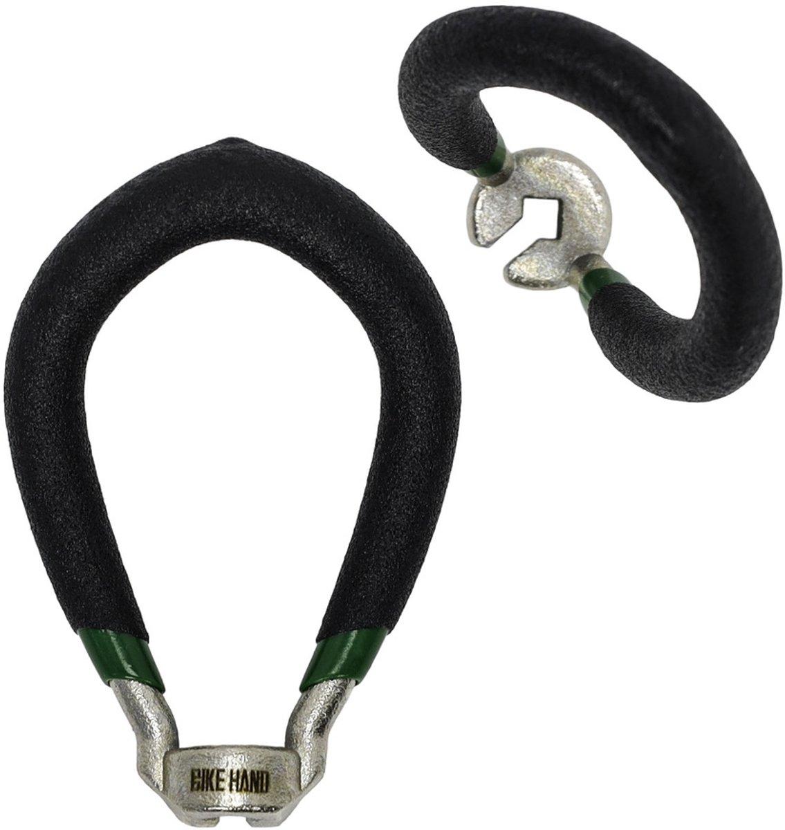 Bike Hand YC Serie - Wielcentreur sleutel - 3,3 mm - CrMo Staal - Ergonomisch Groen Zwart