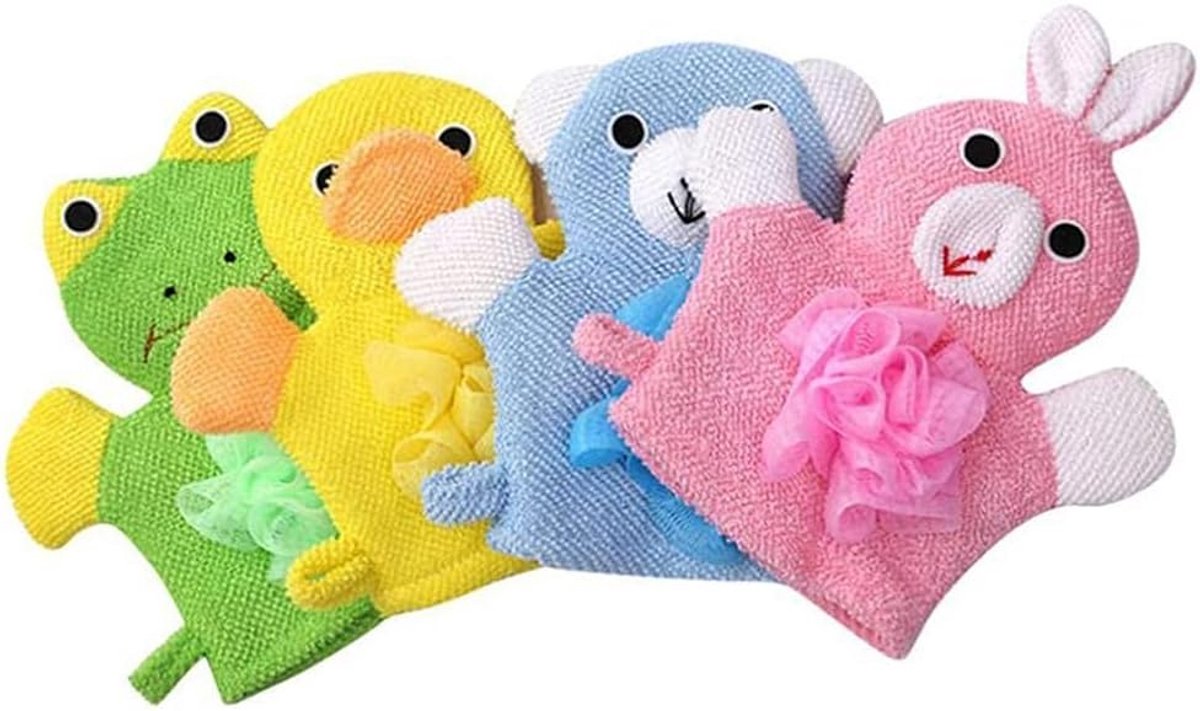 Badhandschoenen voor baby - 4 stuks