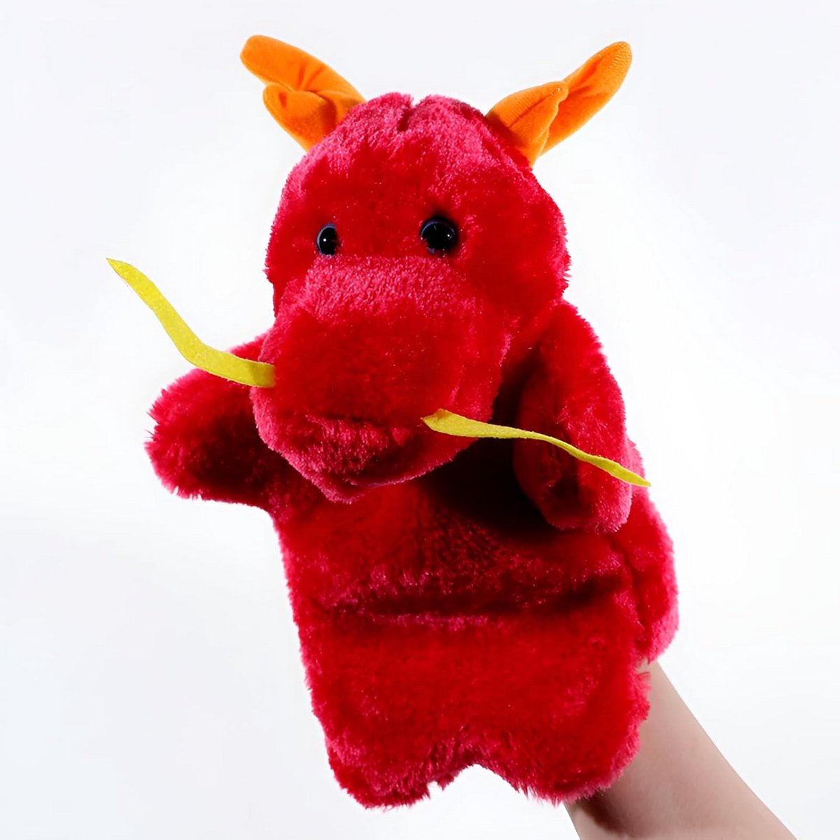 Zachte handpoppen dieren verzameling - 25 cm - ideaal voor creatief spelen en ontwikkeling