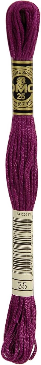 Borduurgaren 100% Katoen 6-Dradig - Diep Fuchsia