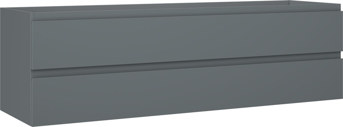 Mexen Orio badkamerkast onder wastafel 160 cm, 2 lades, mat grafiet - 91A10-16047-2-BFF66