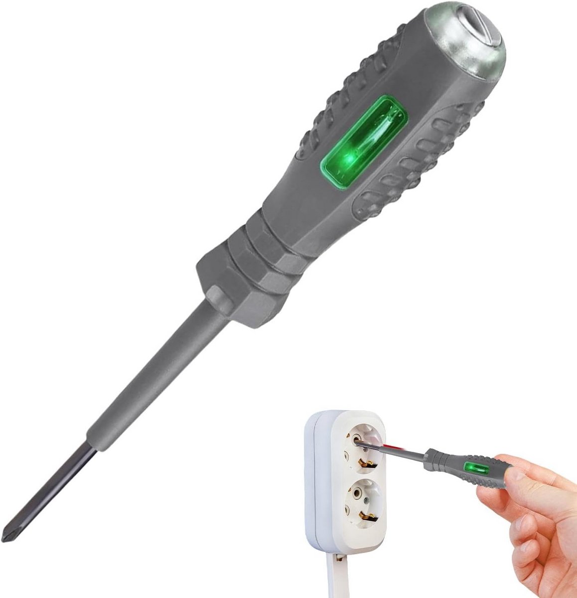 Spanningsstester Schroevendraaier met Magnetische Punt en Indicatielampje