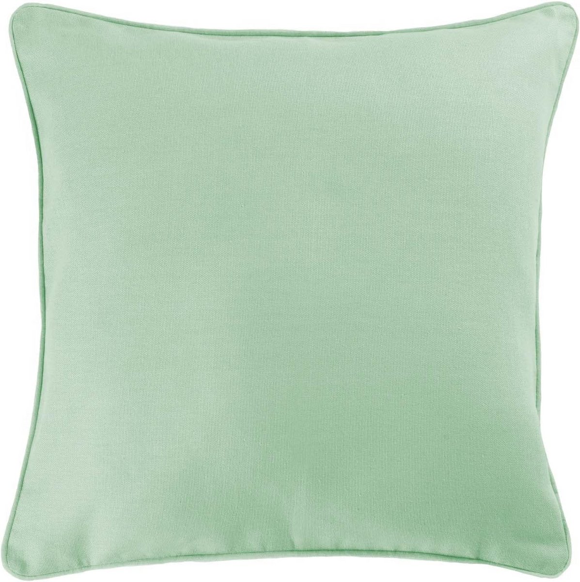 Effekleurige Katoenen Kussensloop 40x40 cm in Saliegroen - Panama Stijl
