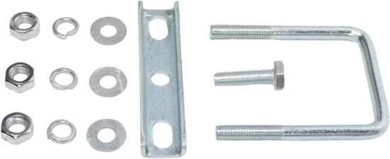 disselklemmen voor neuswielklem vierkant (48 mm) voor koker 60mm ( 2 stuks) — afbeelding 4