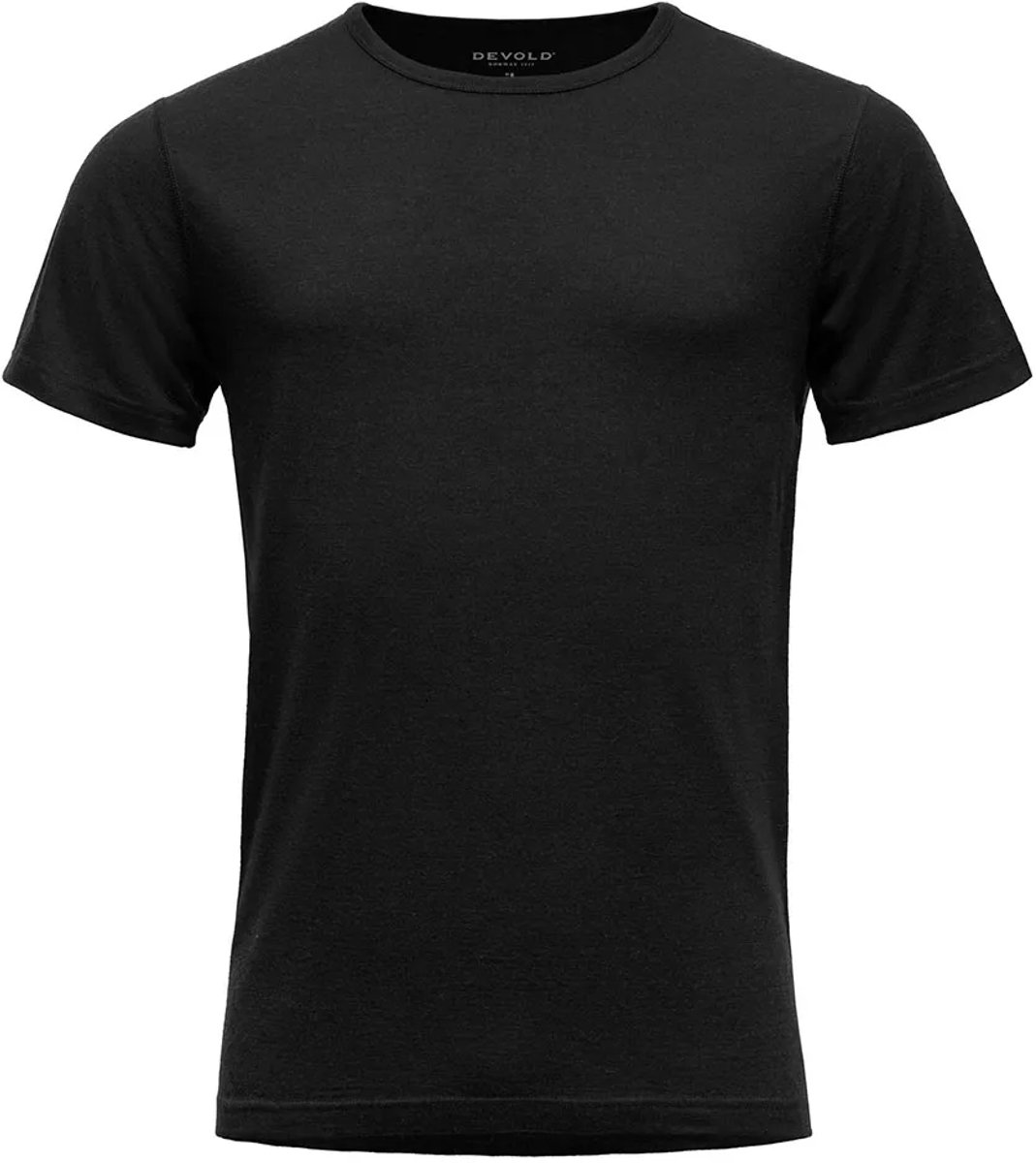 Devold Of Norway Breeze Plus Merino 200 T-shirt Met Korte Mouwen Man Zwart