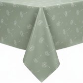 Nappe Fluff Flower Vert 140x260cm - Nappe Lavable - Plastique