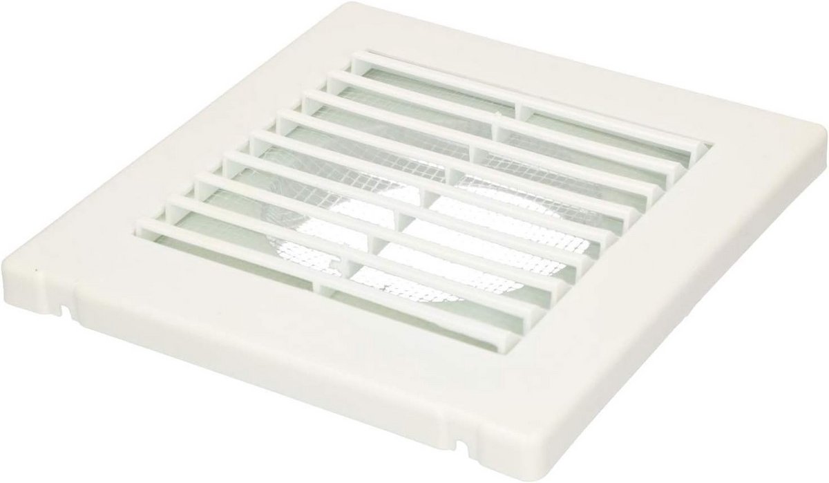 Ventilatierooster 100 mm - Wit