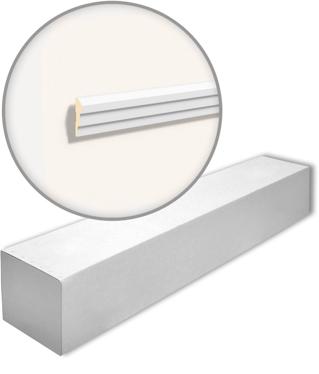 NMC MA2-box DOMOSTYL Noel Marquet 1 doos 28 stukken Deuromlijsting Gevel profiel modern design wit | 56 m