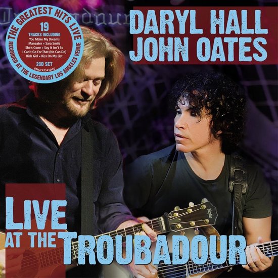Daryl Hall & John Oates - Live At The Troubadour (2 CD)