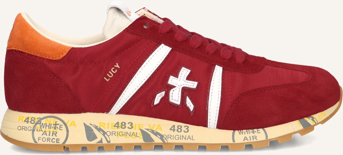 Premiata Lucyd Sneakers - Textiel - Dames - Rood - Maat 37