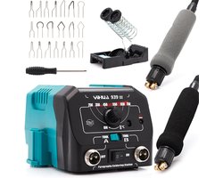 Yihua 939-III Professionele Houtbrander & Pyrografie Station – 30W – Regelbaar 250°C-750°C – Dubbele Pen – Inclusief 20 Opzetstukken – Voor Hout, Leder en Kurk