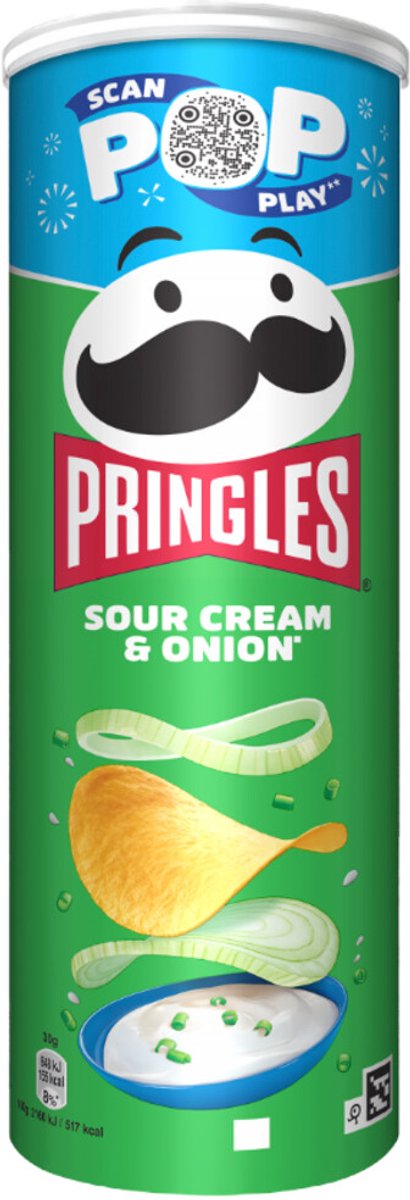 Pringles Sour Cream & Onion - Chips - 19 x 165 gr