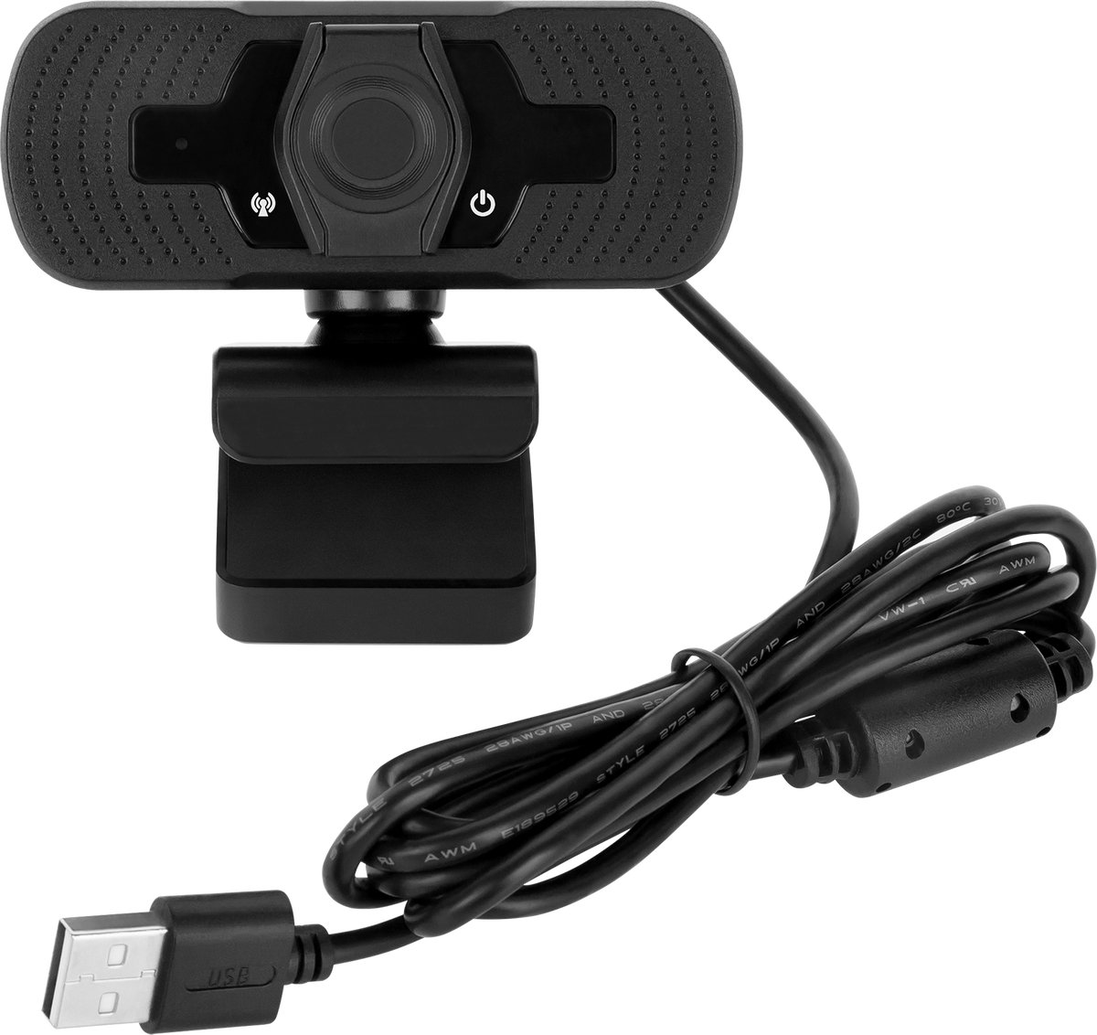 Rebel - Internetcamera - Full HD 1080p - CMOS Sensor - USB Microfoon thumbnail 3