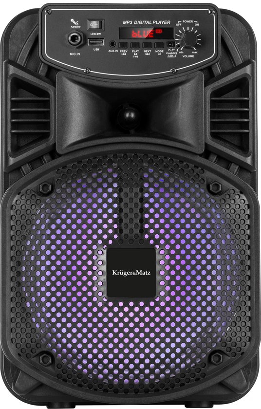 Krüger&Matz Music Box - Bluetooth Speaker - 10W - LED van Krüger&Matz — afbeelding 2