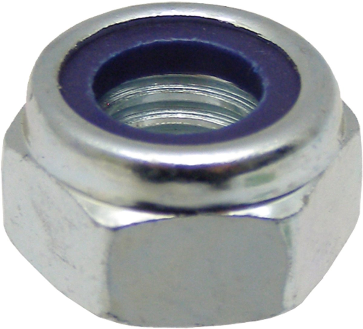 Zelfborgende Moer - Borgmoer - 12 mm - Verzinkt Staal - DIN 985