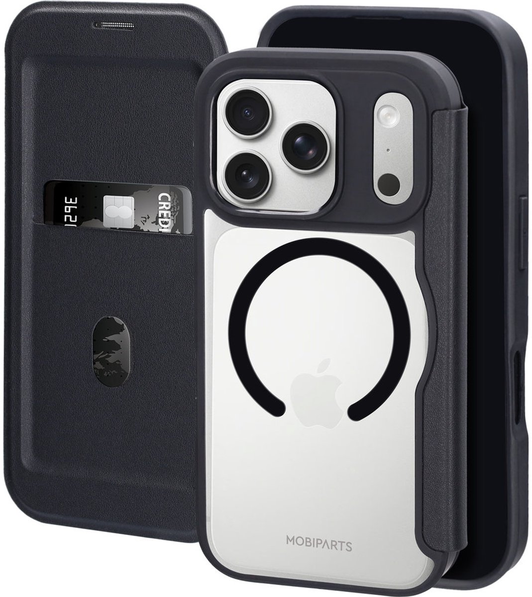 Mobiparts Shield Line Case geschikt voor Apple iPhone 17 Pro - Zwart