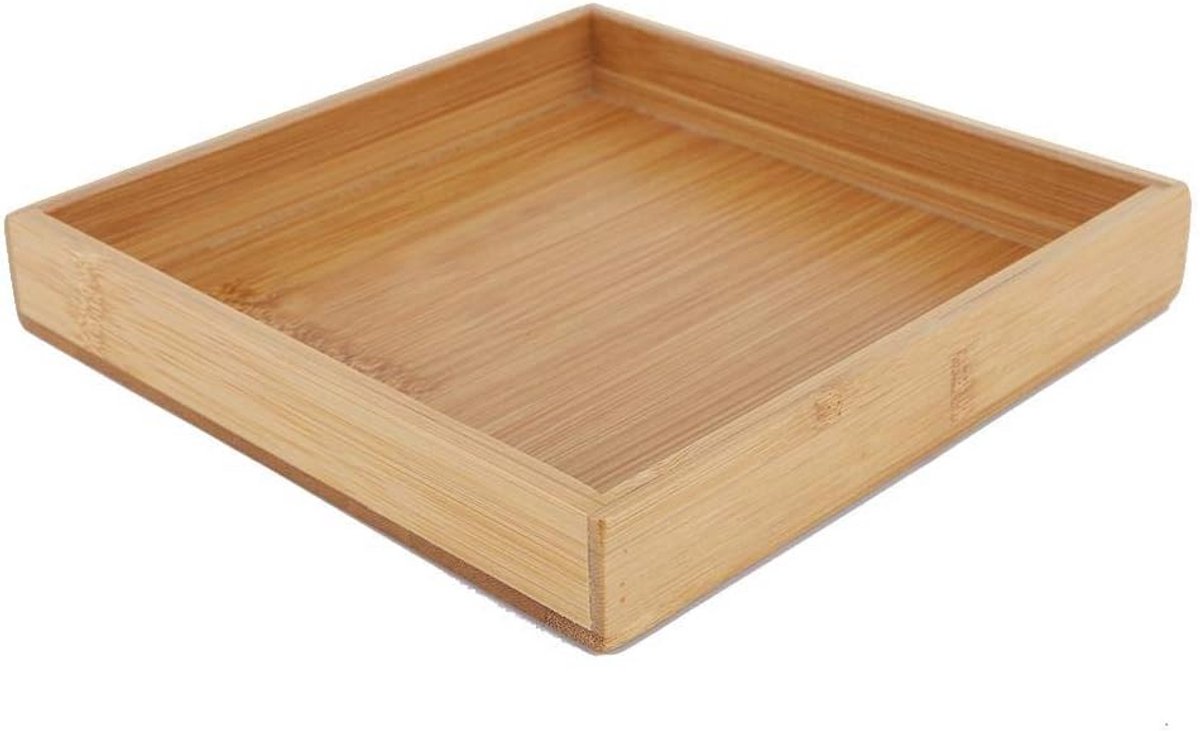 Ronde Houten Serveerplank voor Ontbijt en Restaurant