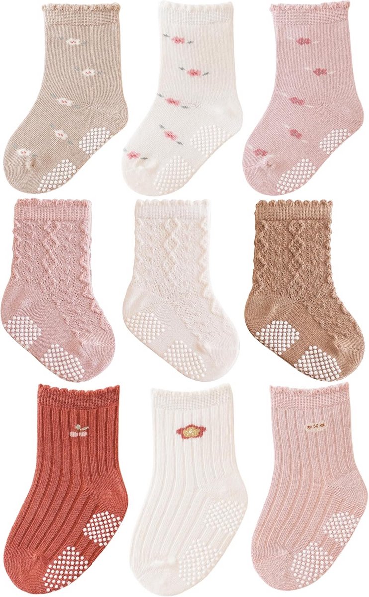 Zachte en Elastische Babysokken voor Unisex Baby's