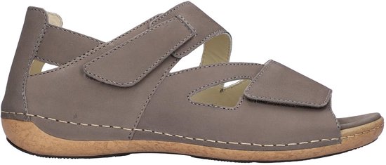 Waldläufer Heliett - dames sandaal - Taupe - maat 42 (EU) 8 (UK)