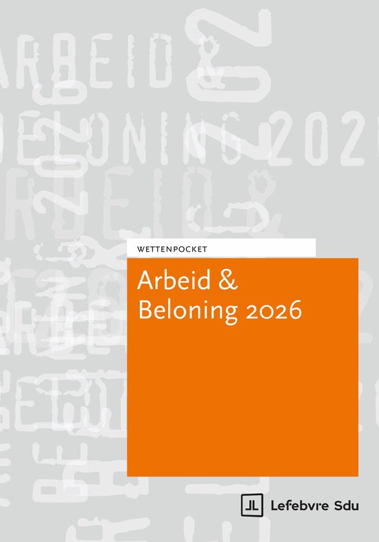 Wettenpocket Arbeid & Beloning 2026 - cover