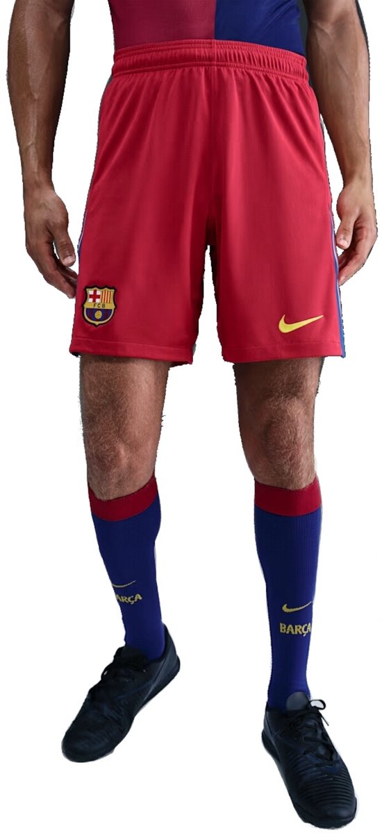 Nike Fc Barcelona Heren Wedstrijdshort Fz1332-602 - Kleur Rood - Maat L