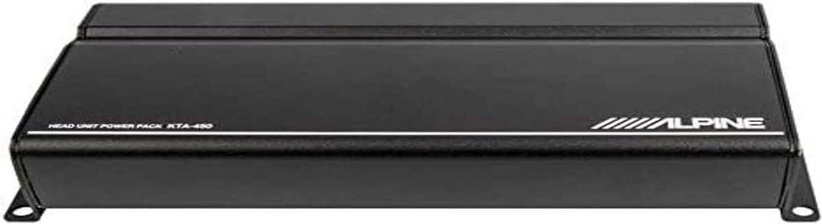 Compacte 4-kanaals auto versterker 4x100W