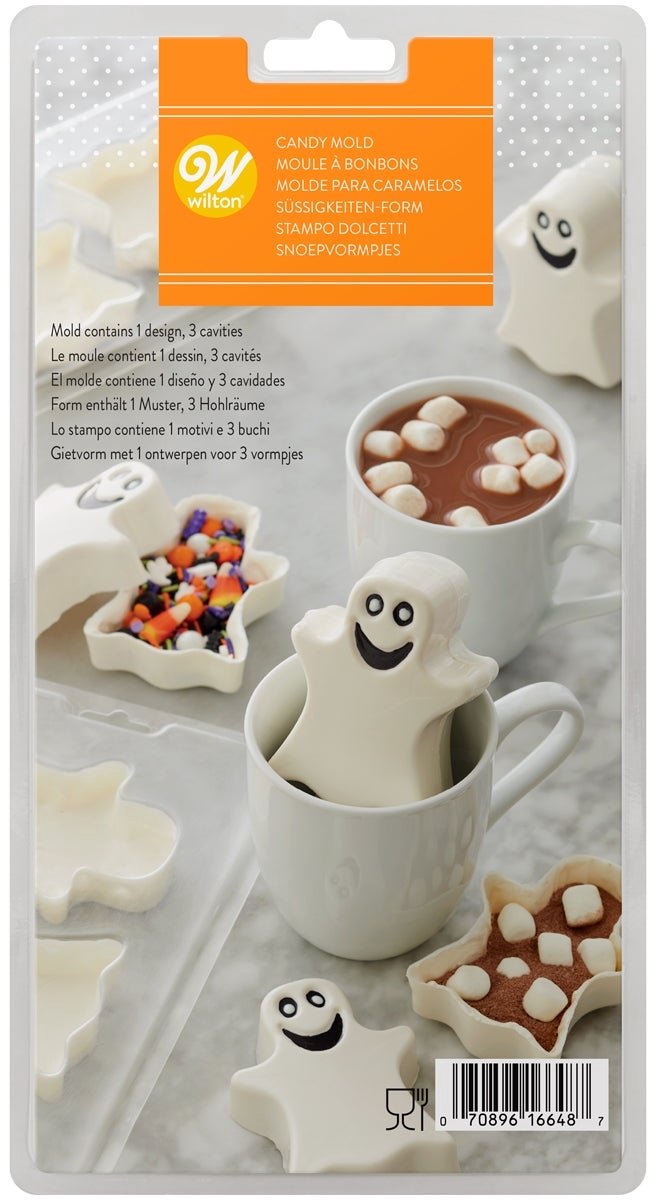 Wilton Candy Mold - Halloween Spook - Chocolade Mal - Bakvorm Chocolade