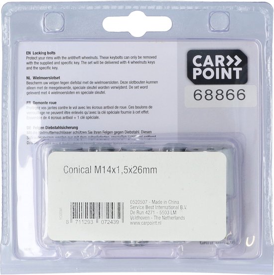 Boulons de roue - Coniques - M14 X 1,5