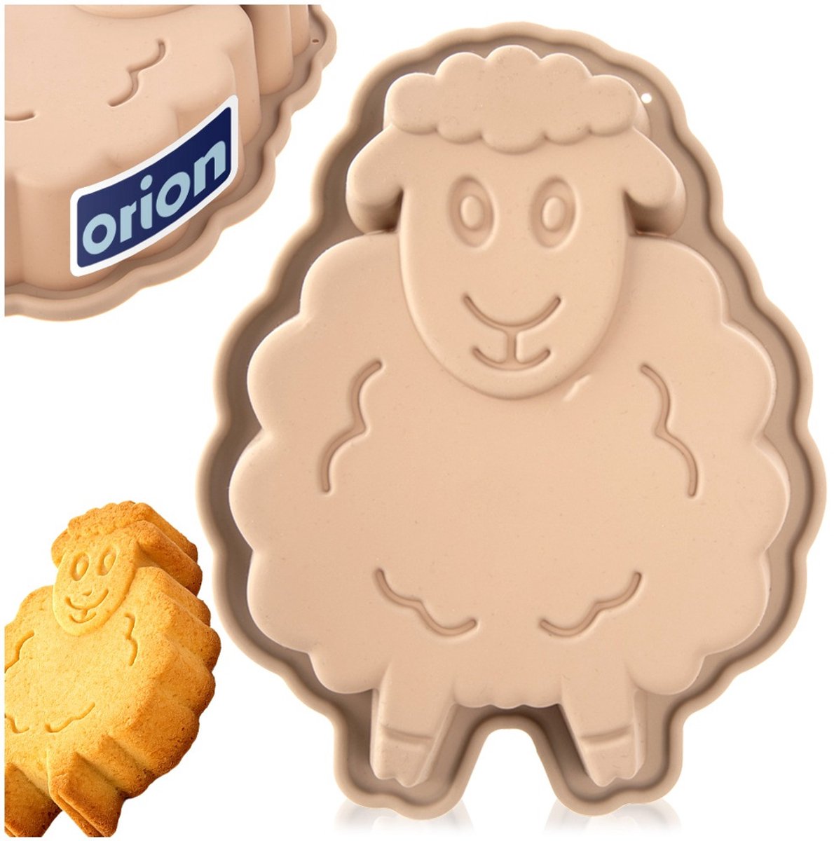 Bakvorm Silicone Schaap 20x16x4,5 cm - Springvorm - Vorm voor Bakken - Taartvorm - Bakplaat – foto 3