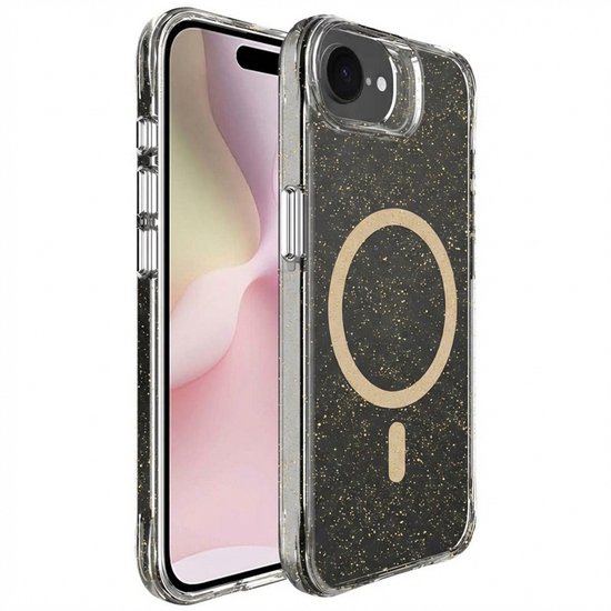 Coque imoshion - Compatible avec iPhone 16e - Glitter Backcover 2.0 - Or