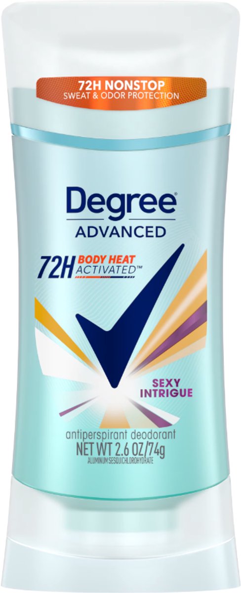Degree Sexy Intrigue - Antiperspirant Deodorant - 72 uur bescherming tegen zweet, 74 g