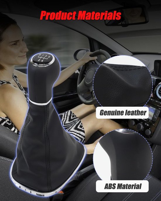 5 Versnellingen Schakelknop voor Opel Vauxhall Corsa D (2006-2014) — afbeelding 3