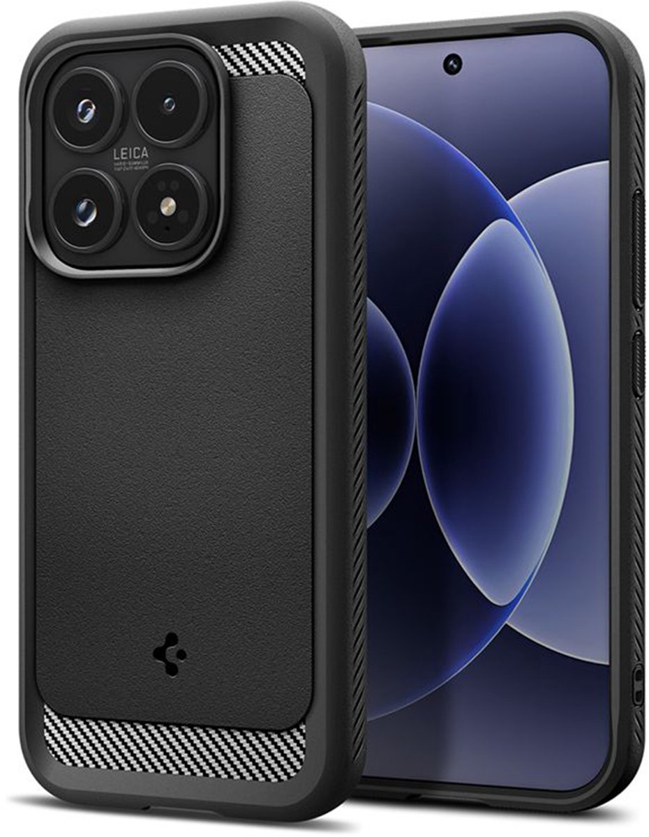 Spigen Rugged Armor Backcover voor de Xiaomi 17 - Black