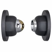 Magnetische Deursluiting Zwart – RVS Deurstopper – Magnetische Deurstop – Zonder Boren – Deur Vastzetten & Veilig Sluiten