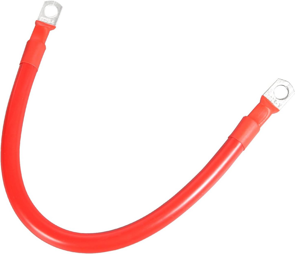 4 AWG Accukabel Rood met Kabelschoenen - Zuiver Koper Stroomkabel voor Auto, Camper en Zonnepaneel