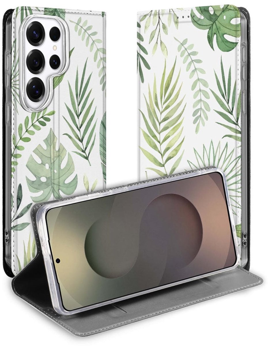 Book Wallet Case Samsung Galaxy S26 Ultra Leaves